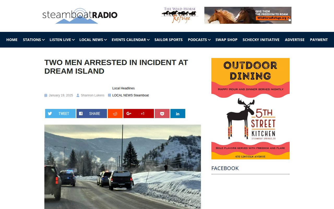 Routt County arrest news report and mugshot source context from Steamboat Radio